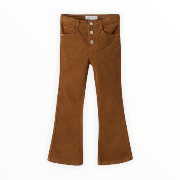 Zara Other - Zara Girls Velvet Flare Pants